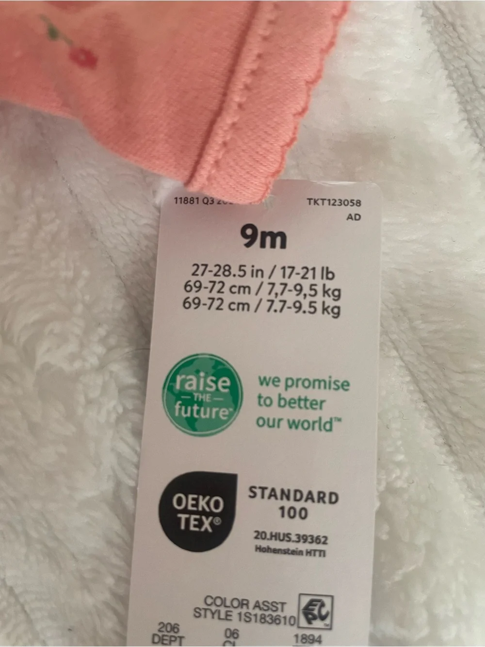 Carter's jumper for baby two piece